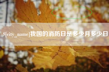 韩城我国的消防日是多少月多少日