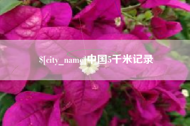 韩城中国5千米记录