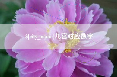 韩城九宫对应数字
