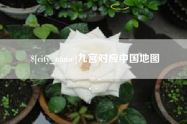 韩城九宫对应中国地图