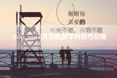 韩城九宫格数字对应方位图