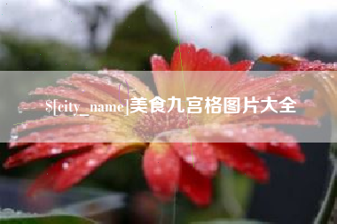 韩城美食九宫格图片大全