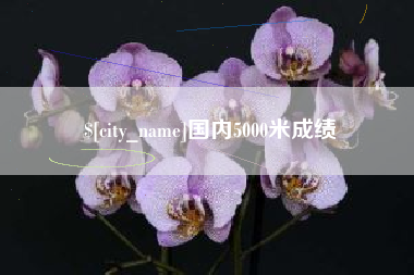 韩城国内5000米成绩