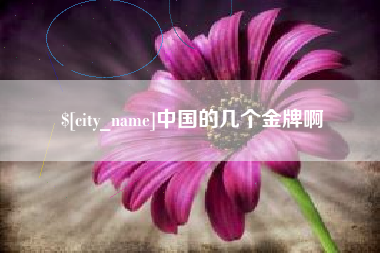 韩城中国的几个金牌啊