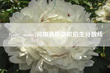 韩城河南消防学校招生分数线