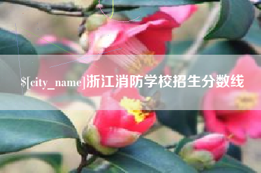 韩城浙江消防学校招生分数线