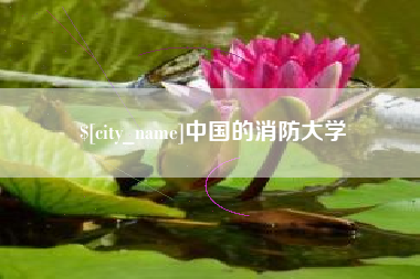 韩城中国的消防大学