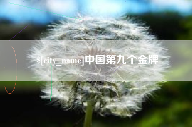 韩城中国第九个金牌