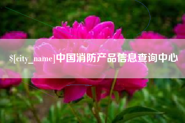 韩城中国消防产品信息查询中心