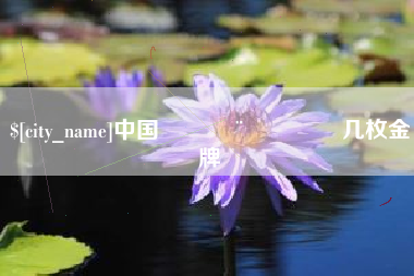 韩城中国🇨🇳几枚金牌
