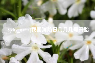 韩城我国消防日几月几号开始