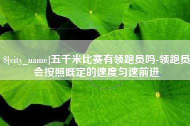 韩城五千米比赛有领跑员吗-领跑员会按照既定的速度匀速前进