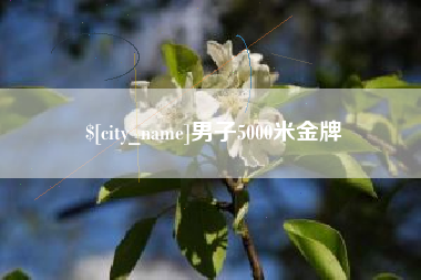 韩城男子5000米金牌