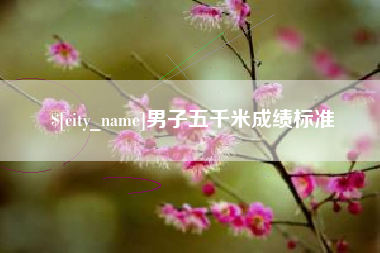 韩城男子五千米成绩标准