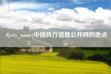 韩城中国执行信息公开网的地点