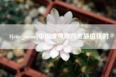 韩城中国金牌哪六金最值钱的