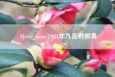 韩城2021年九宫对照表