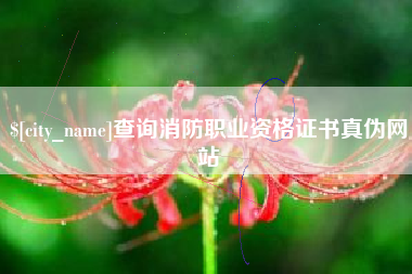 韩城查询消防职业资格证书真伪网站