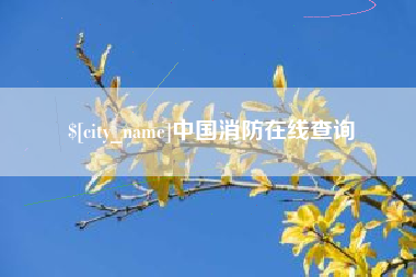 韩城中国消防在线查询