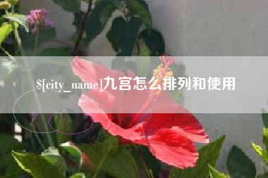 韩城九宫怎么排列和使用